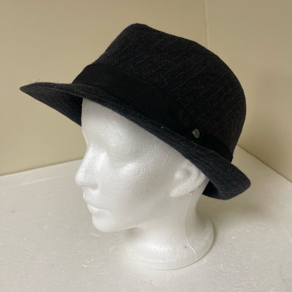 Stetson Grey Wool Blend Fedora Size L XL